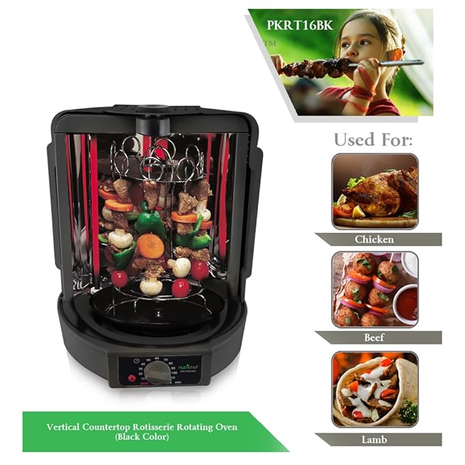 Amazon Com Nutrichef Pkrt16bk Small Countertop Appliance One