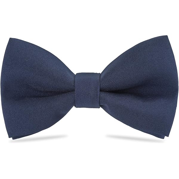 Noeud papillon pré-noué réglable bleu ciel en satin
