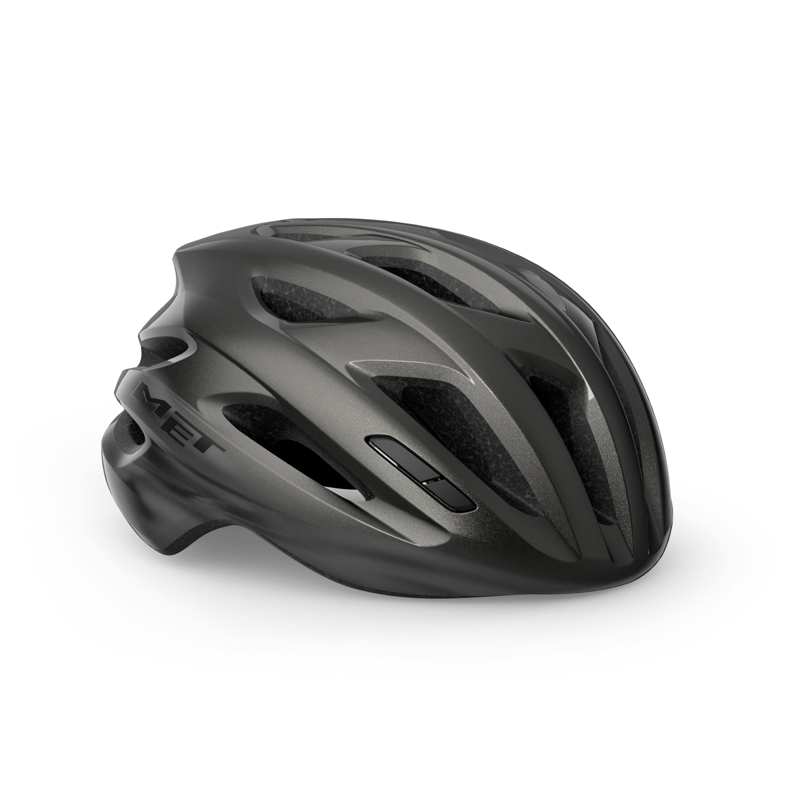 MET - Idolo Road Cycling Helmet In Titanium Size Medium (52-59 cm)