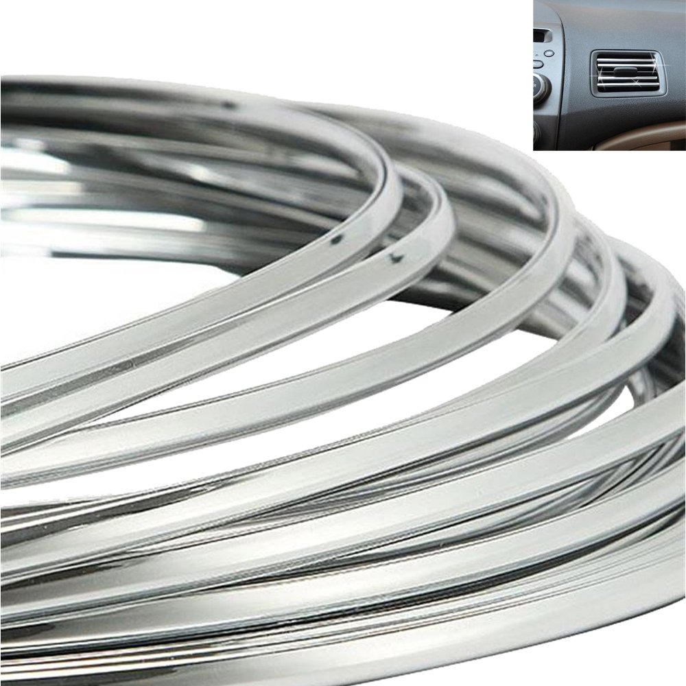 Decorazione Adesiva Argento Strisce Decorative Cromo Argento Da 10 Metri – Larghezza 5 Mm, Adesive, Per Auto, Moto E Non Solo Strisce Laterali Per Moto - Foto 10