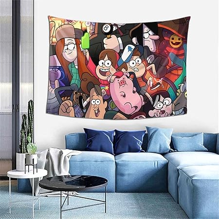 Amazon Co Jp 怪奇ゾーン グラビティフォールズ 北欧タペストリー 壁掛け リビングルーム ベッドルーム 部屋 おしゃれインテリア雑貨 子供 誕生日 パーティー 記念日 個性ギフト Generic