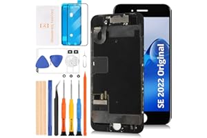 Olivechard OEM LCD Screen Replacement for iPhone SE 2022 3rd Gen 4.7" with Touch Digitizer, Front Camera, and Speaker (A2783, A2595, A2785) Repair Kit