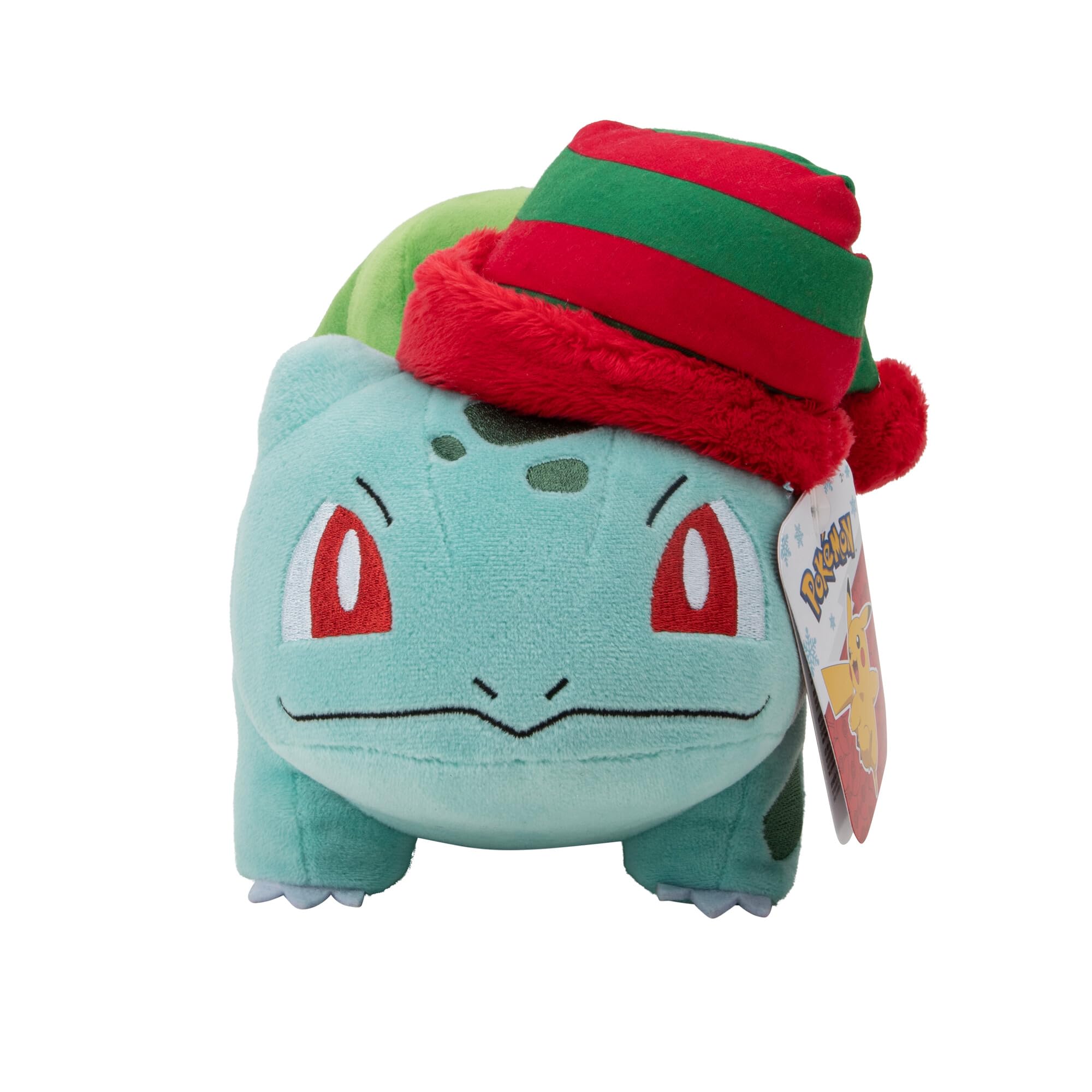Pokémon Seasonal Plush - Bulbasaur with Striped Hat 8-Inch Bulbasaur Plush with Unique Accessory — image 1