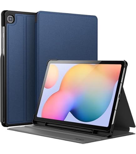 SAMSUNGGalaxyTab　S6 Lite純正カバー付き Amazon.co.jp: Galaxy Tab S6 Lite Book Cover｜グレー