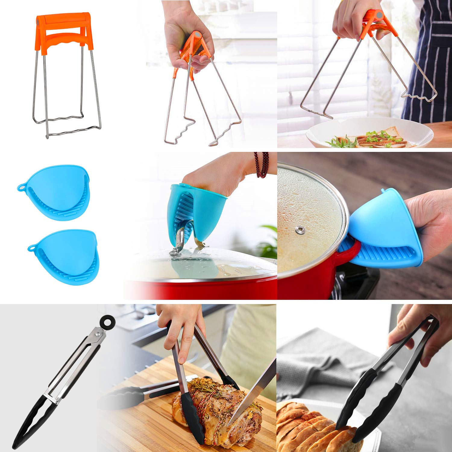 3-Quart-Accessories-Set with Tempered Glass Lid Sealing Rings Compatible with Instant Pot Mini 3, Including Steamer Basket Springform Pan Egg Rack Trivet for 3 Qt Instapot, Cookbook, Cover