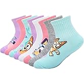 Bluey 8-Pack Girls Sisterly Quarter Socks