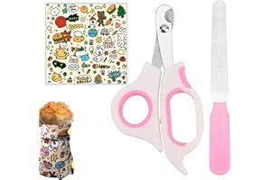 Delllala 3Pack Bearded Dragon Stainless Nail Clippers，Lizard Stainless Stee Nail Clippers ，Pet Manicure Grooming Tool Set for Small Reptiles,Turtle,Chameleon，Hedgehog,Iguana