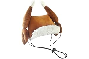 Huxley & Kent Pet Hat | Turkey Tester (Medium) | Fun Thanksgiving Holiday Hat for Dogs/Cats | Cute, Comfortable and Fun | SnugFit Strings for Best Fit