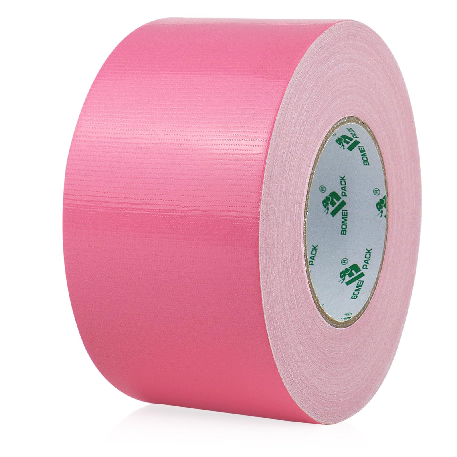 BOMEI PACK 1 Roll Pink Duct Tape Reinforced 75mm x 50m Gaffer Tape for Heavy Duty Fixing Repairing,Craft DIY Labeling,Floor Marking Carpet Joints,Moving Box Sealing