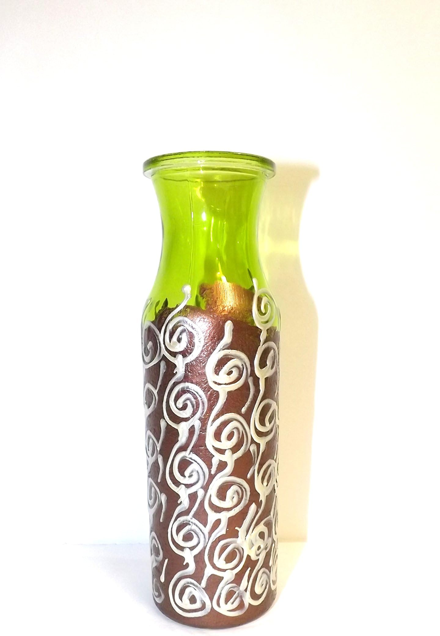 Green and Copper Vase