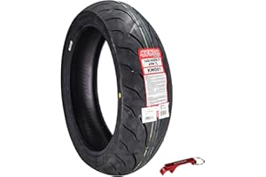 Kenda KM1 (KM001) 160/60ZR17 Rear Tire for Sport Touring Motorcycle 69W - Radial Tire with High-Speed Stability & Excellent Wet Grip w/Keychain (160/60-17)