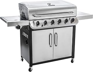 Char-Broil Convective 640 S XL -  6 Brenner Gasgrill mit Seitenbrenner, Edelstahl