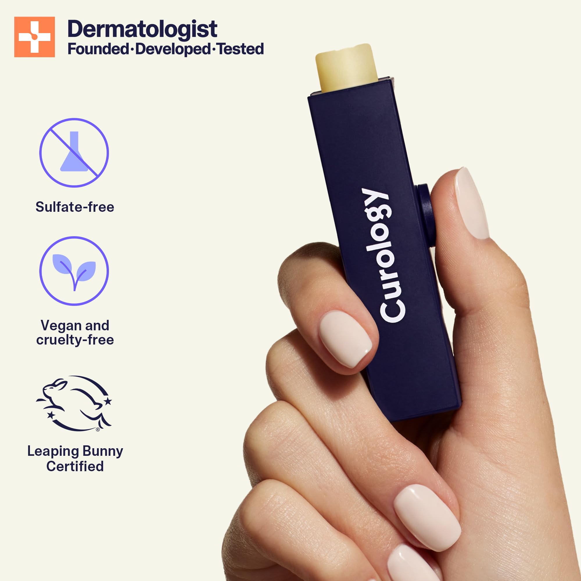 Curology Lip Balm, Nourishing Hydration with Shea Butter for Dry Chapped Lips, Subtle Passion Fruit