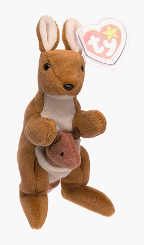 kangaroo beanie baby worth