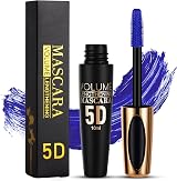 LOPHE 5D Silk Fiber Eyelash Mascara Blue Volume Waterproof Long-Lasting view 8