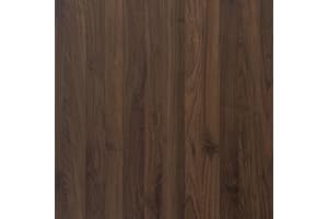 BOMENG Large Walnut Wood Wallpaper Peel and Stick Matte 122 x 300 cm Dark Brown Wood Contact Paper Waterproof Removable Faux 
