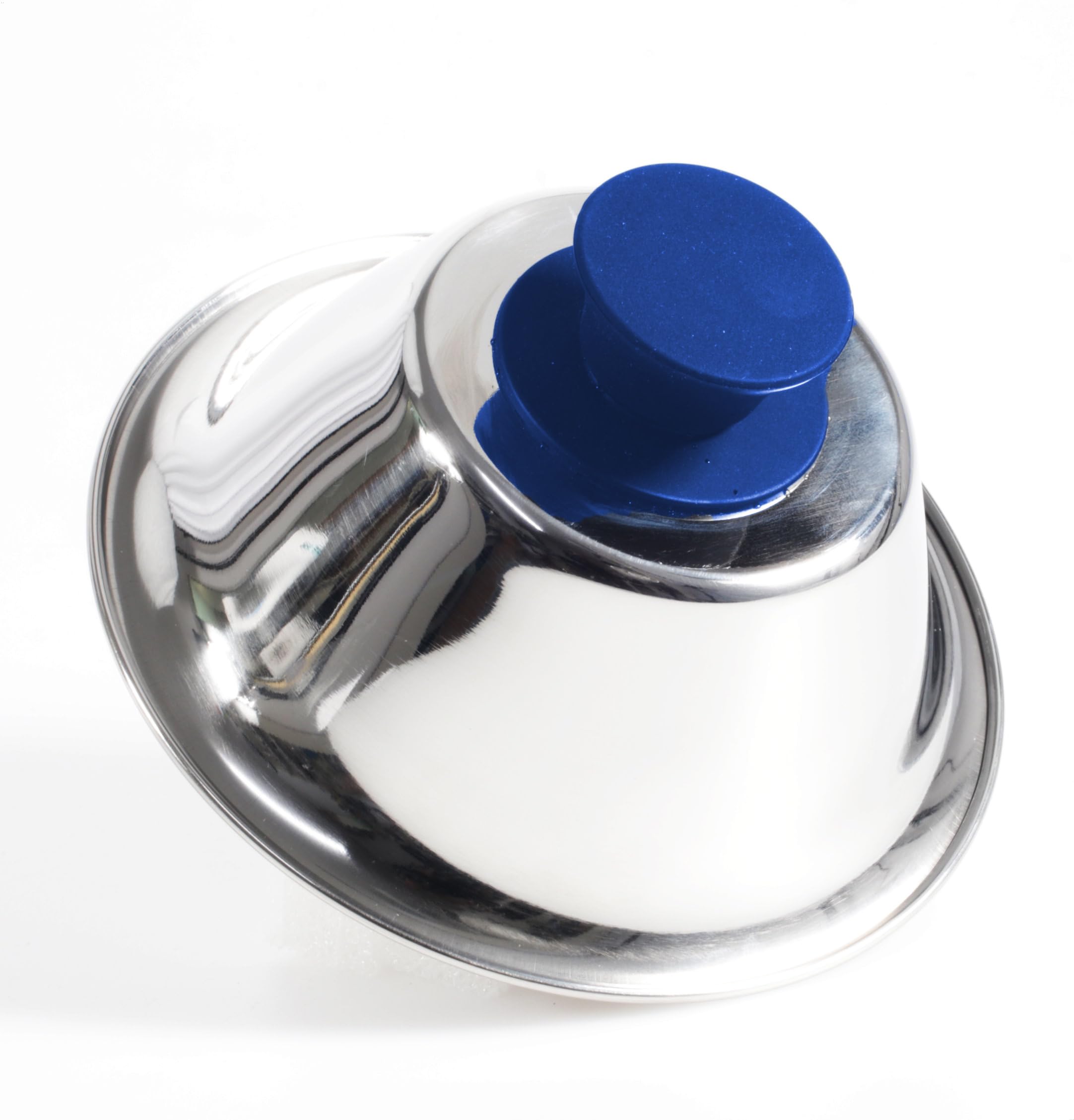 Kerafactum® burger cloche burger cover cover for hamburger cheeseburger steak cover hood patties grill cheese melt stainless steel blue