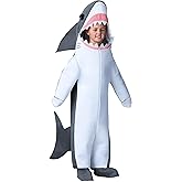 Great White Shark Costume Kids Shark Jumpsuit with Shark Face Hood