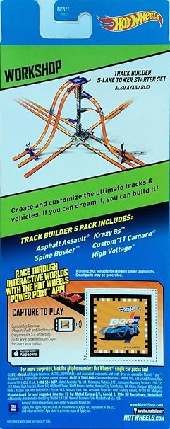 hot wheels 5 lane tower starter set
