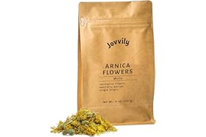 Jovvily Arnica Flowers - 4oz - Dried Whole Flowers - Decorative - Leopard's Bane