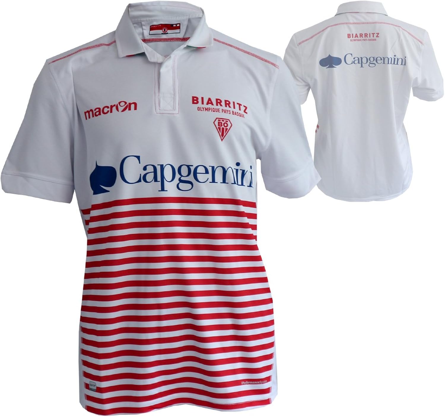 Maillot Equipe De France Jeux Olympique Macron Maillot de rugby Biarritz Olympique de l'équipe de France