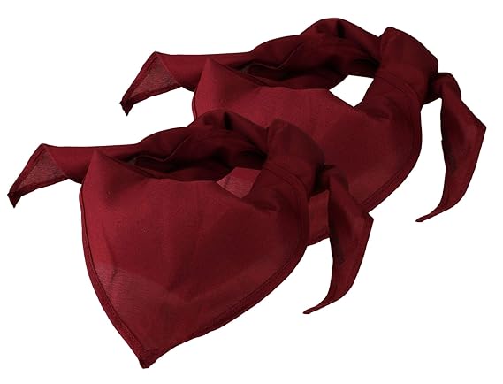 Dreieckstuch / Bandana / Halstuch im günstigen 2er Pack uni paisley kamouflage Muster