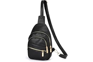 MARIKALIFE Crossbody Bags for Women, Faux Leather Fanny Pack Cross Body Bag, Small Sling Bag, Purses for Women Trendy