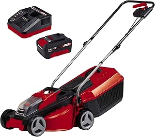 Einhell City Akku-Rasenmäher GE-CM 18/30 Li Kit Power X-Change (Li-Ion, 18 V, bis 150 m², 30 cm Schnittbreite, 3-stufige Schnitthöhenverstellung, inkl. 18 V 3 Ah-Akku und Ladegerät)