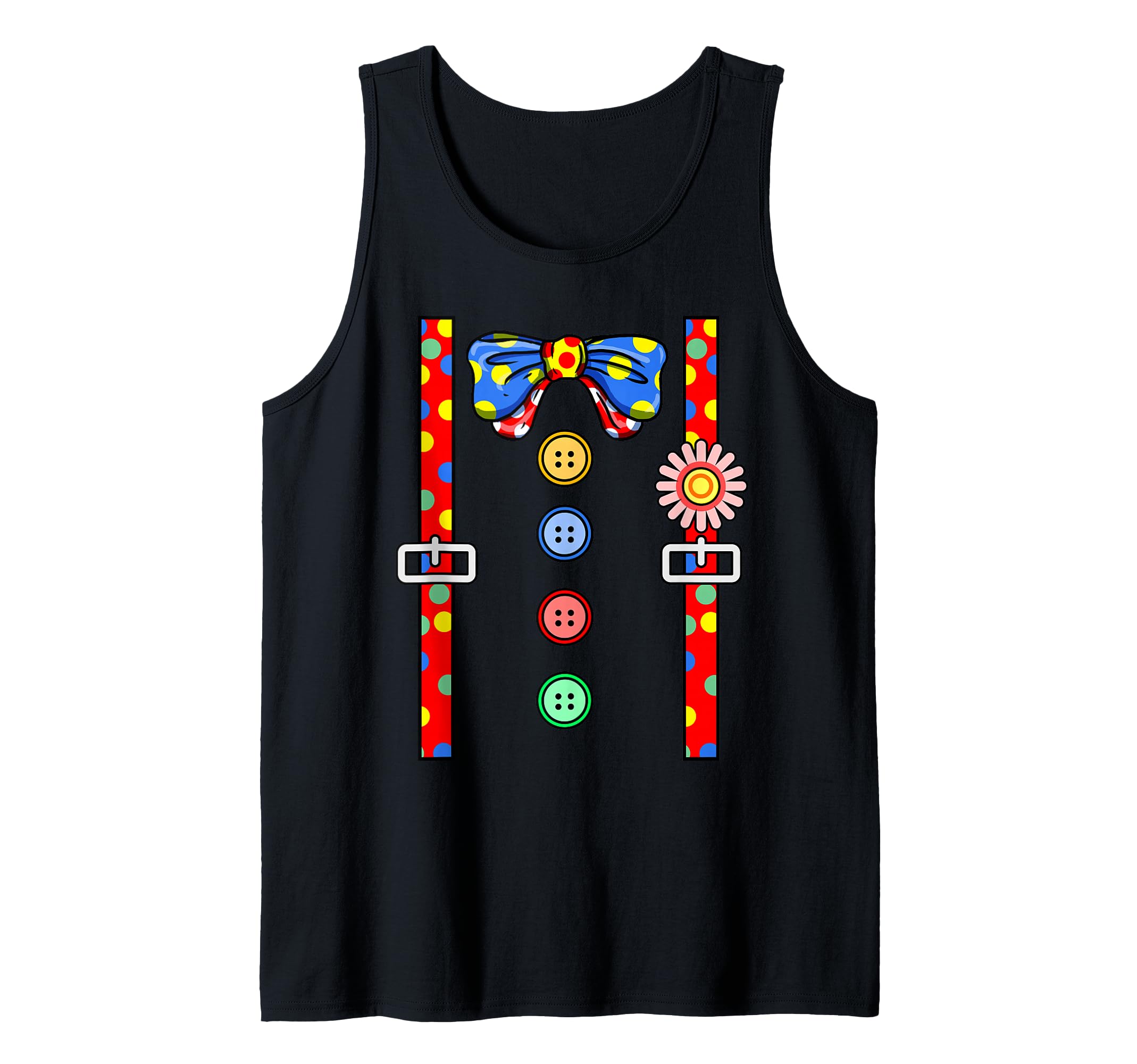 Clown Costume Halloween Tank Top