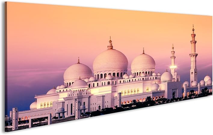 Islandburner Joli Tableau Sur Toile Mosquée Sheikh Zayed D