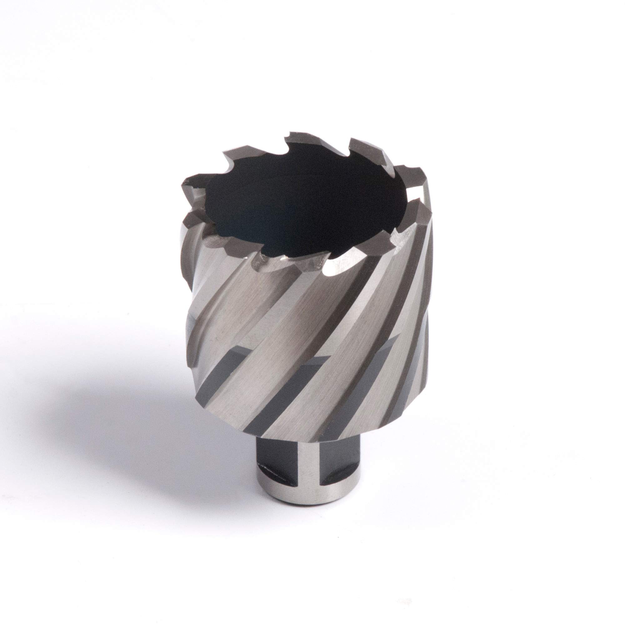 Evolution Power Tools Long Series Broaching Cutter For Magnetic Drill Universal Fitting Mag Drilling Bit 25mm Length x 50 mm Diameter