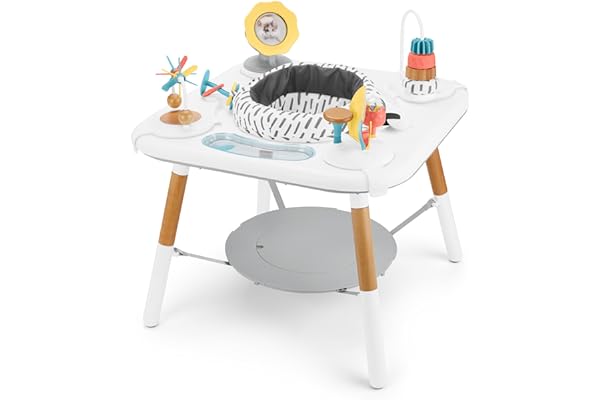 Skip Hop Discoverosity Montessori-Inspired 3-Stage Activity Center & Play Table for Baby Ages 4m+