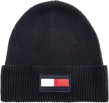 Tommy Hilfiger Beanie Black Flash Sales 