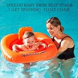 Speedo Unisex Youth Seasquad Swim Seat Learn to Swim Float Orange One Size view 2