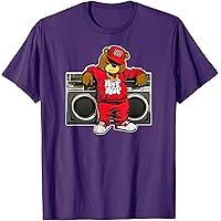 Amazon.com: RAISED ON 90s HIP HOP Old School Teddy Bear Graffiti