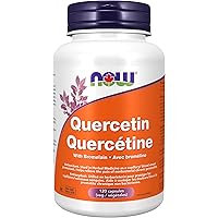 NOW Supplements, Quercetin with Bromelain, Balanced Immune System, 120 Veg Capsules