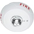 System Sensor Strobe,Marked Fire Strobe,White