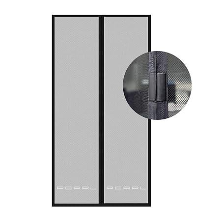 PEARL Insektenvorhang: Selbstschließendes Fliegennetz für Türen mit 82-86 cm Innendurchmesser (Fliegengitter für Türen mit Ma