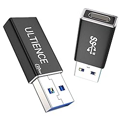 [10Gbps 2 Pack] USB C Female to USB A Male Adapter