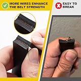 Toolwiz Rubber Strap Wrench Set 2-Pack 6 and 4 Inch Flexible Grips view 7