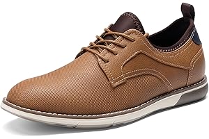 Bruno Marc Men's Casual Oxford Shoes Comfortable Business Formal Dress Derby Sneakers Plain Toe Oxfords