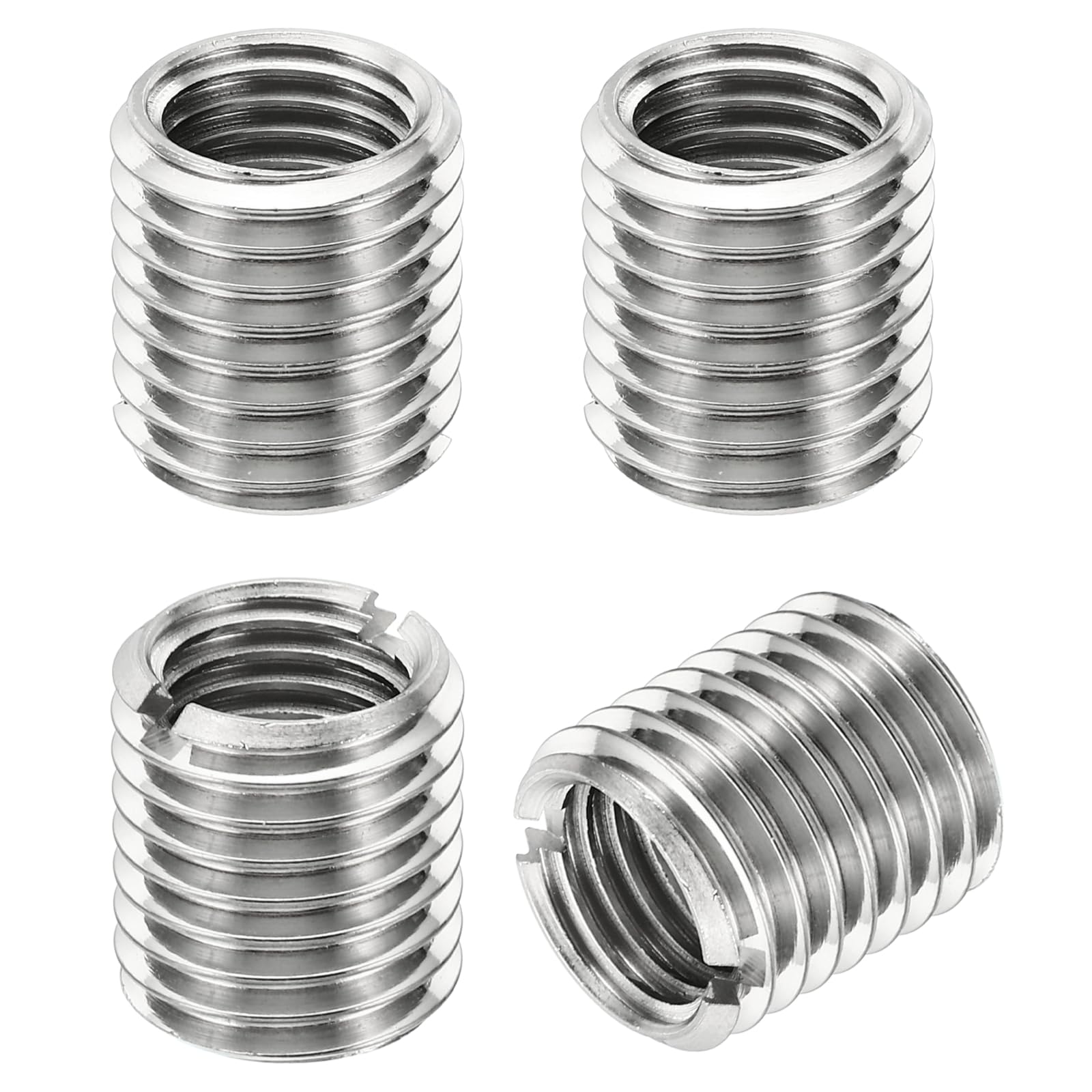 PATIKIL Thread Adapters Sleeve Reducing Nut, 4 Pcs M20x2.5 Male to M16x2 Female Repairing Insert Nut Screw Reducer Stainless Steel Fastener 22mm โ image 1