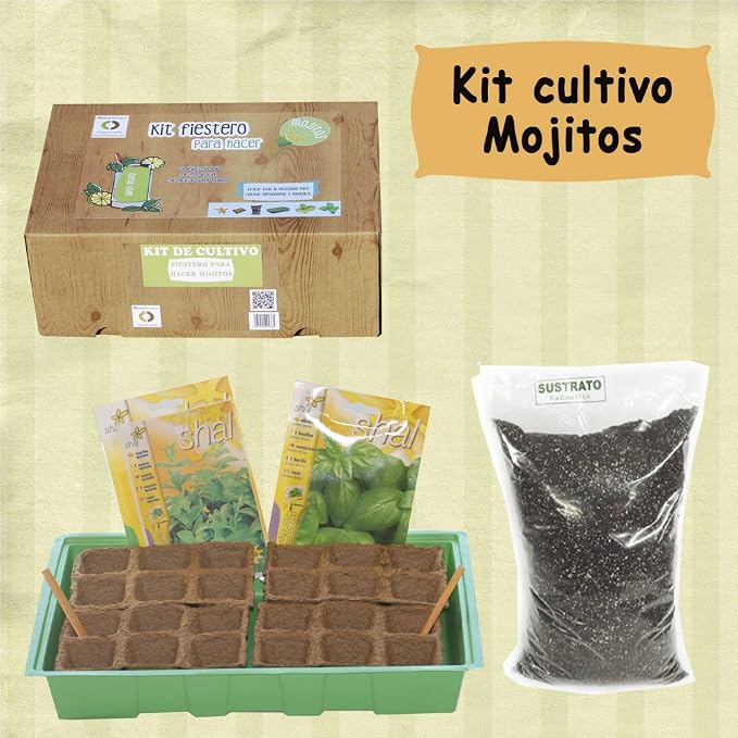 Kit de cultivo versión MOJITO: Amazon.es: Jardín