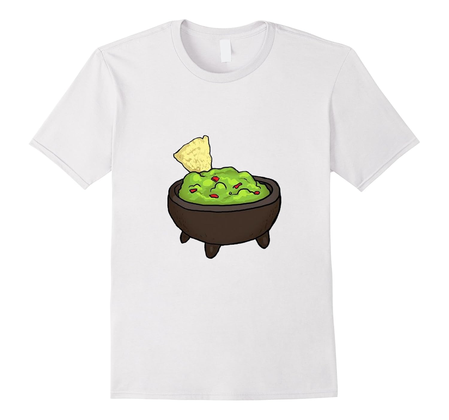 Guacamole Emoticon TShirt Cartoon Emoji Chips Guac BowlArt Artvinatee