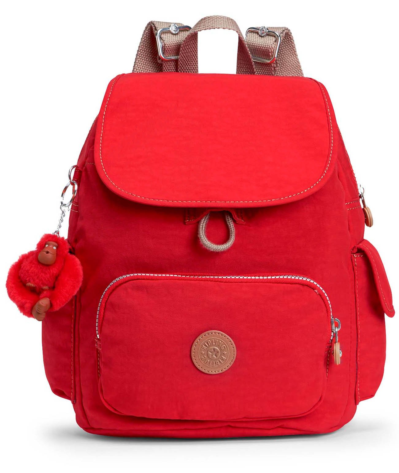 Kipling Women's City Backpack Handbag, Red True Red C True Red C, One Size UK