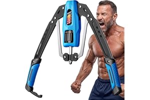 EAST MOUNT Twister Arm Exerciser, Adjustable Hydraulic Resistance 22–440 lbs, Arm Chest & Shoulder Strength Trainer for Home 