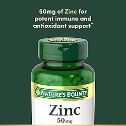 Nature’s Bounty Zinc 50mg, Immune Support