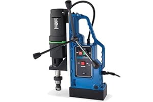 Unibor Magnetic Metal Pillar Drill Press - Unibor’s E70/1 (120v) Magnetic Drilling Machine 2 3/4" Max Diameter Cut, 4" DOC 1800W Electric Bench Mag Drill Press Power Tool (52.9lbs)