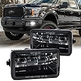 Z-OFFROAD DOT Approved LED Fog Lights for Ford F150 2015-2020, Waterproof Rectangular Bumper Driving Lamp Set Assembly Kit - 