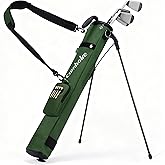 Camboke Lightweight Golf Stand Bag, Portable and Durable Golf Carry Bag with Padded Strap and Pocket, Sunday Bag for The Driv